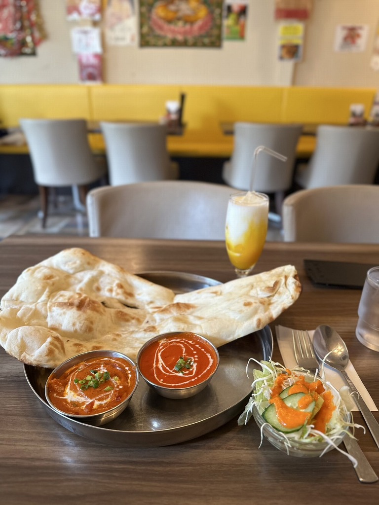 インドカレーとナン