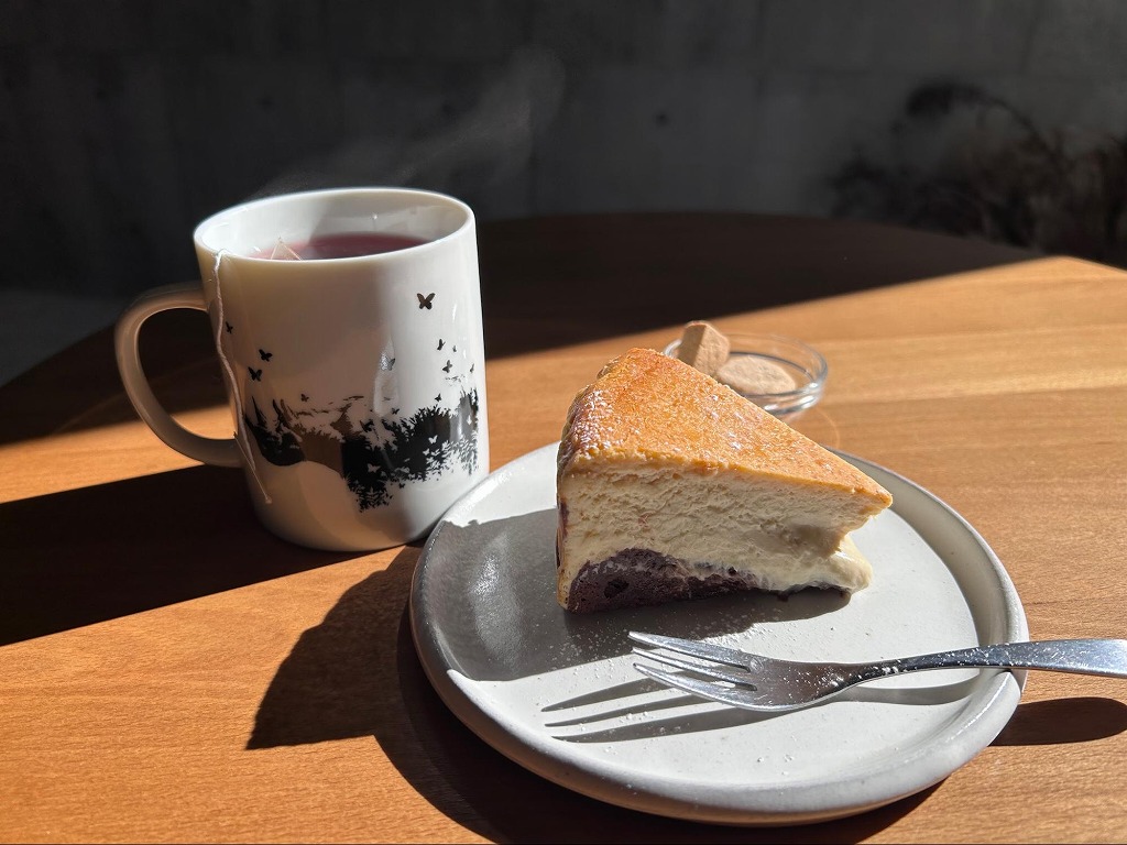 期間限定のチーズケーキ