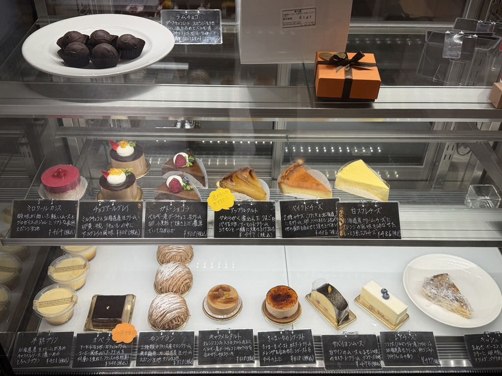 パティスリーカフェSoraのケーキ