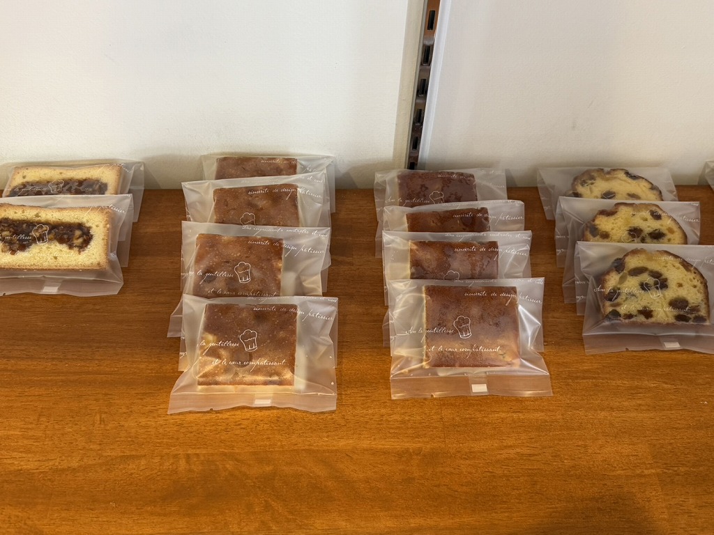 パティスリーカフェSoraの焼き菓子