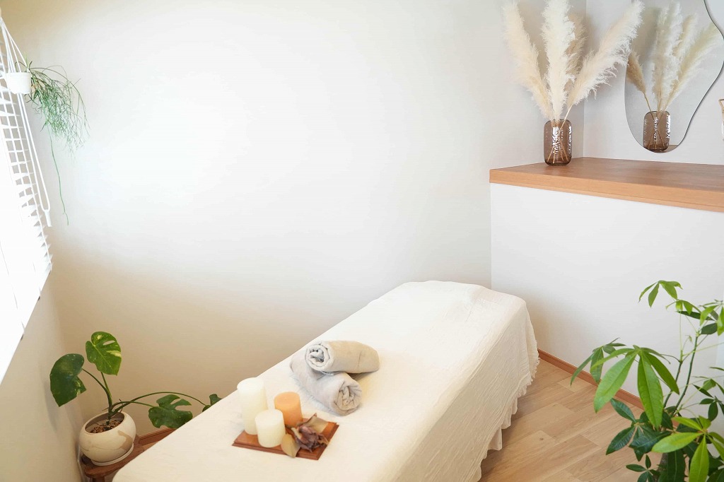 鍼灸・黄土よもぎ蒸しナチュリ店内の様子