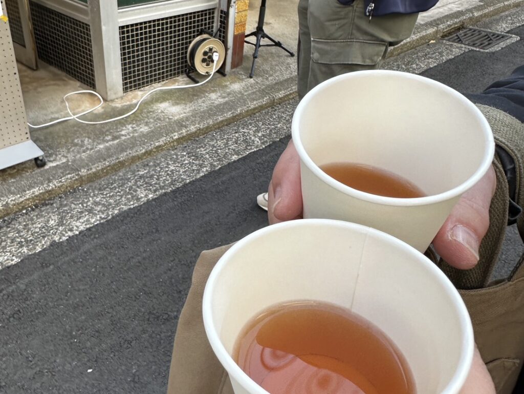 ロッカクパッチのお茶ふるまい