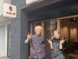 end roll代表の渡部雄太さんとアシスタントの方