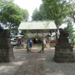 杉山大神「夏越大祓」神事の茅の輪
