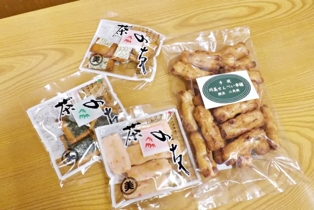 川美せんべい購入品