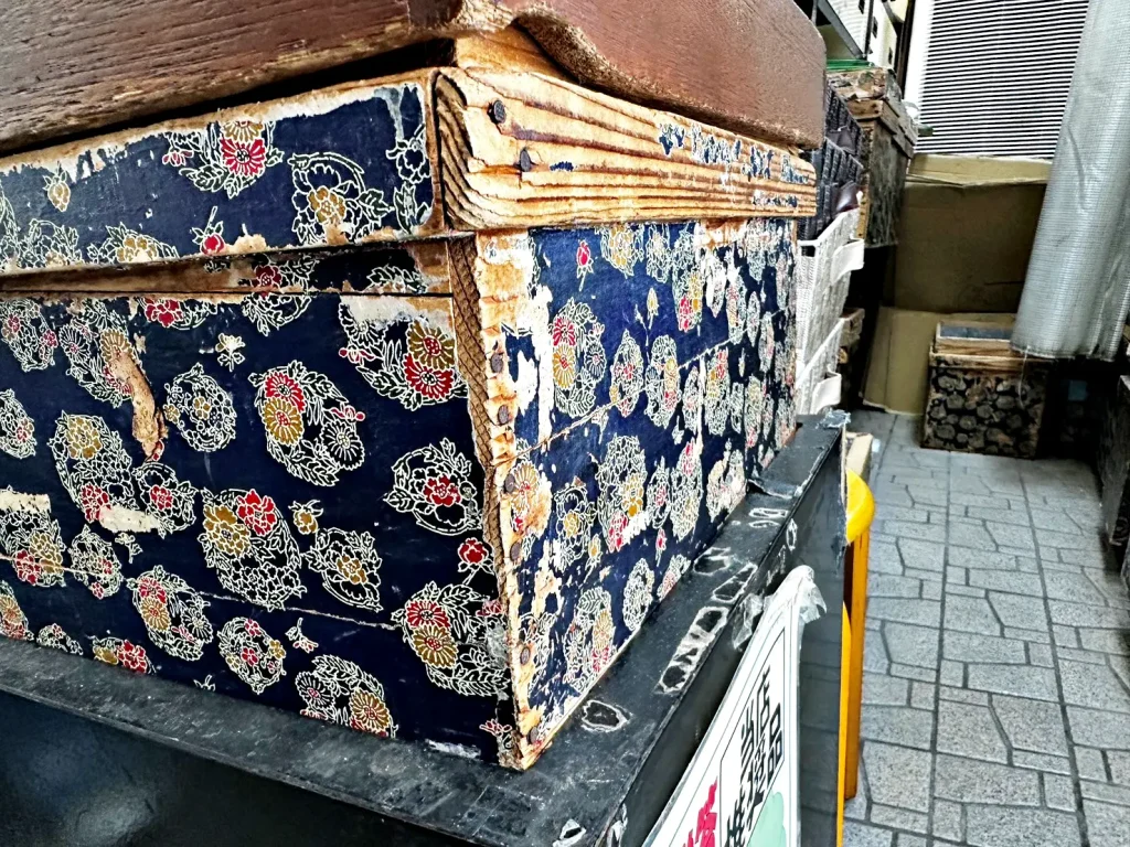 五木園茶舗の茶箱