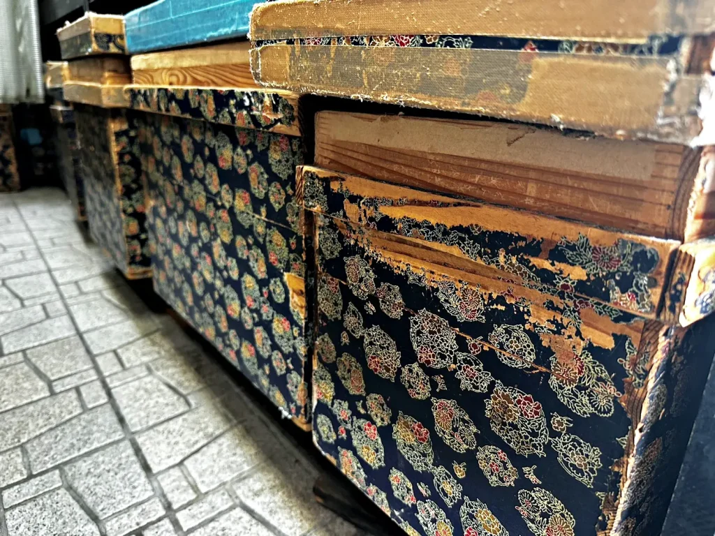 五木園茶舗の茶箱