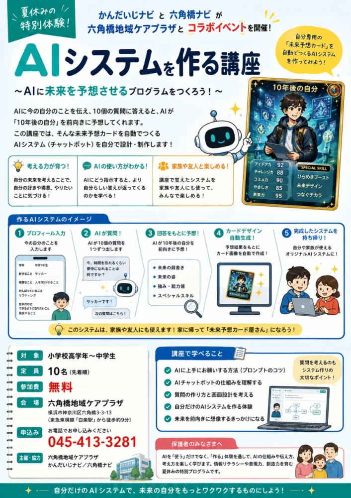 六角橋地域ケアプラザAI講座
