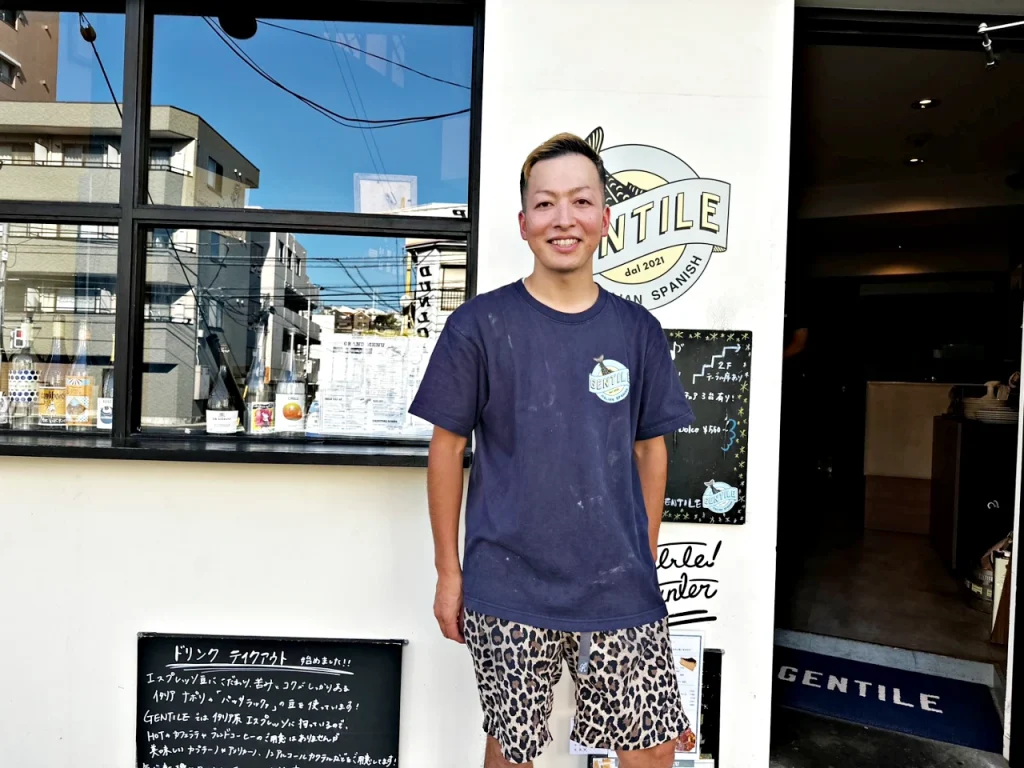 GENTILEオーナーの長谷川 翔麻さん