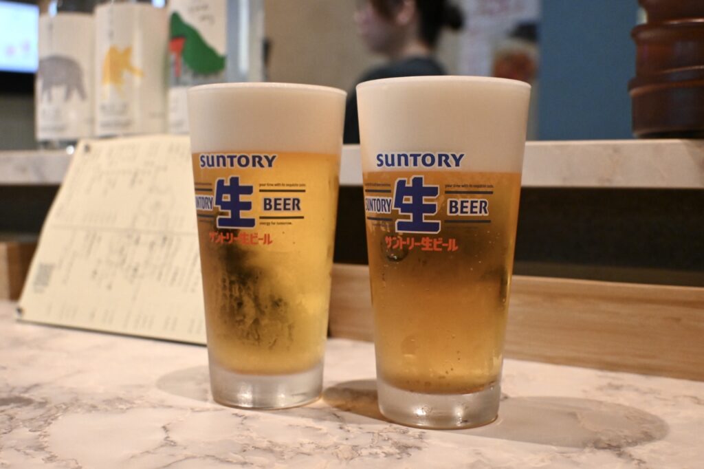 燻製酒場one’s 乾杯の生ビール