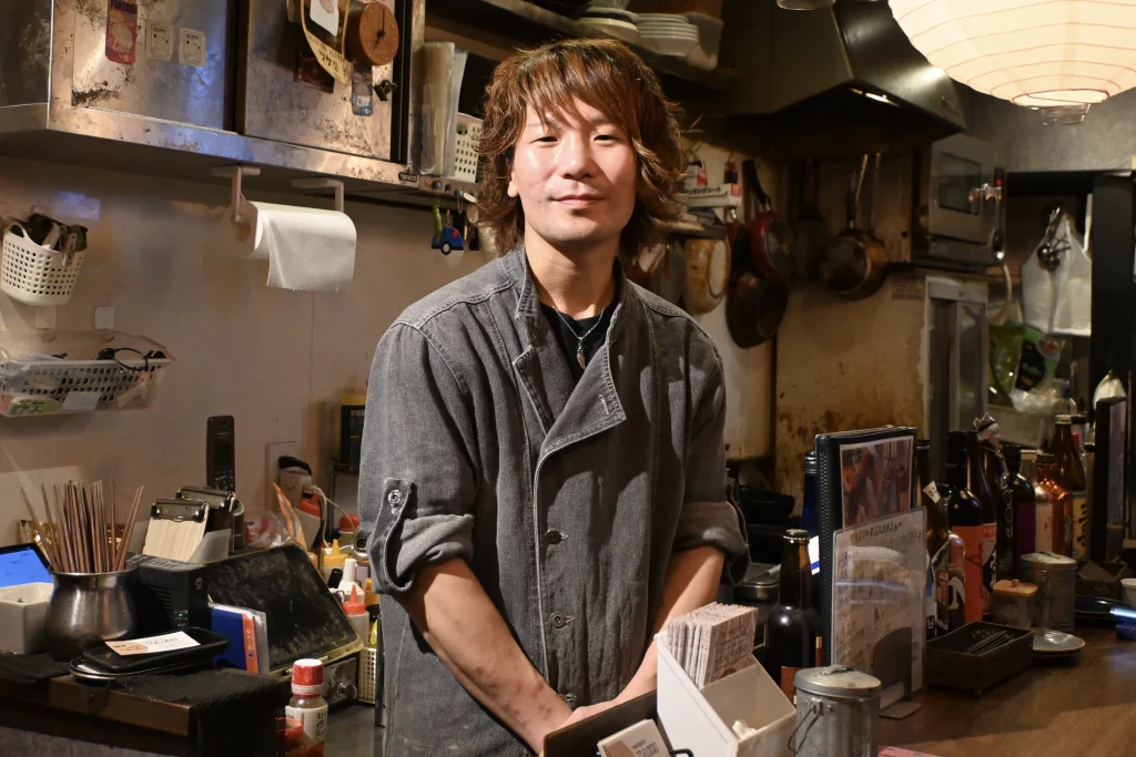 店主で料理担当のたくやさん
