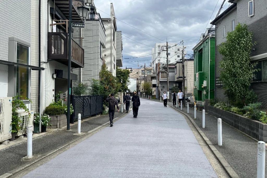 かつて川だった道